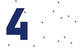 4th july independece day background with copy space for your text. Vector illustration