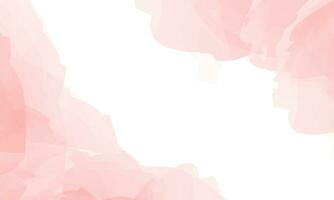 abstract watercolor pink background texture isolated on white vector