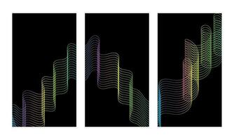 Abstract multi-colored smooth element, swoosh, speed, wave, modern flow background. Abstract wave line for banner, wallpaper background with wave design. Abstract background vector