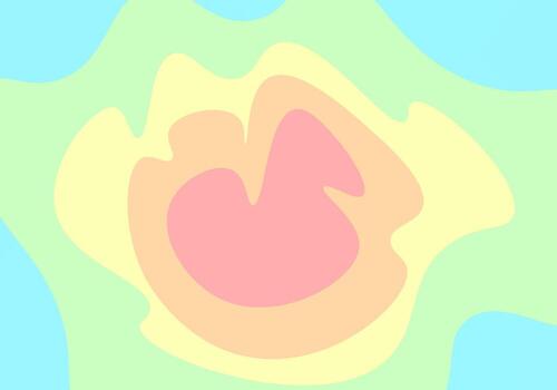 creative concept of presentation background and texture with rainbow abstract art. Trendy beautiful background. Vector horizontal banner