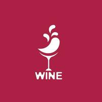 Wine icon and symbol vector template