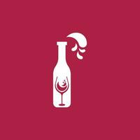 Wine icon and symbol vector template