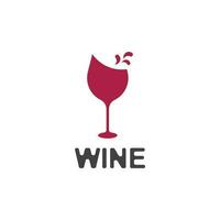 Wine icon and symbol vector template