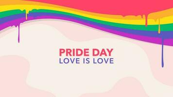 Pride Day Rainbow Background Wallpaper vector