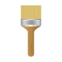 Paint brush icon vector. Solid logo illustration isolated on white background vector