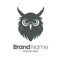 búho logo diseño, búho mascota logo diseño, búho ilustración, búho mínimo logo vector, vector