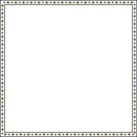 Square shaped frame with stars border. vector