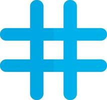 Blue hash on white background. vector