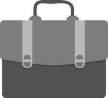 Flat illustration of a briefcase. vector