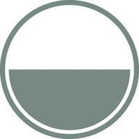 Flat style illustration of a pie chart. vector
