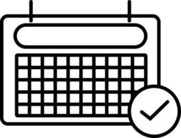 Vector symbol of Calendar for Business.