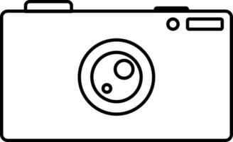 Camera in flat style. vector