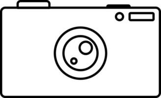 Camera in flat style. vector