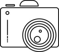 Camera in flat style. vector