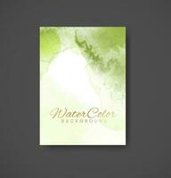 Cards with watercolor background. Design for your cover, date, postcard, banner, logo. vector