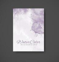 Cards with watercolor background. Design for your cover, date, postcard, banner, logo. vector