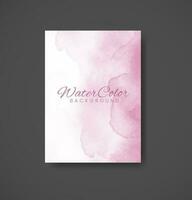 Cards with watercolor background. Design for your cover, date, postcard, banner, logo. vector