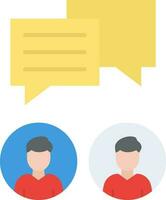 Talk Free icon vector image.