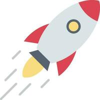 Rocket icon vector image.
