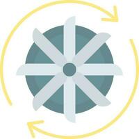 Turbine icon vector image.