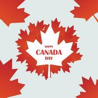 Background design with Canada day theme vector