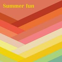 Abstract background design with summer theme vector