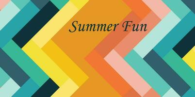 Abstract background design with summer theme vector