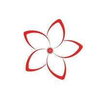 flower logo illustration vector design