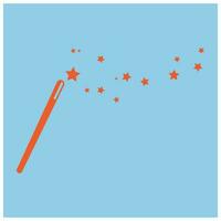 Wand Magic stick icon vector symbol template