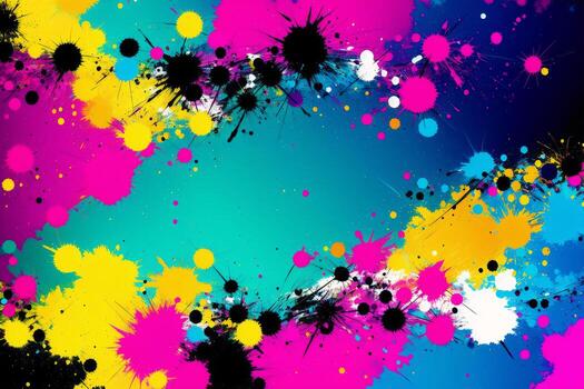 A beautiful abstract colorful background. Copy space. photo
