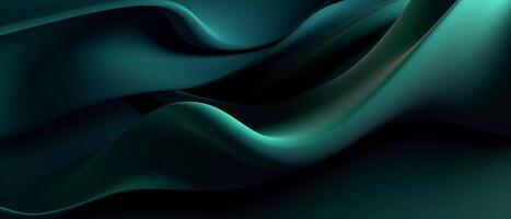 sleek and minimal design, this dark green abstract background is perfect for creating a sophisticated banner or ad that will stand out from the crowd photo