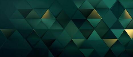 Dark green abstract background with a modern twist, featuring a minimal design with a color gradient and geometric shapes, perfect for creating banners that make a bold statement photo