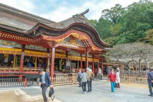 dazaifu, fukuoka, kyushu, japón - octubre 26, 2018 dazaifu tenmangu santuario foto