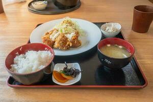 Karaage, Japanese fried chicken, Takachiho, Miyazaki, Kyushu, Japanese photo