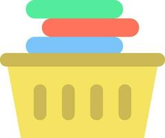 Laundry Basket icon vector image.