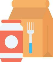 Food Pack icon vector image.