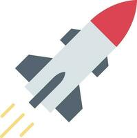 Missile icon vector image.