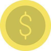 Coin icon vector image.