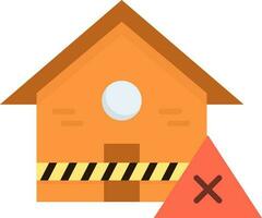 Eviction icon vector image.