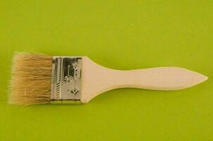 Isolated paint brush photo