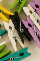 Small colorful clothespin photo