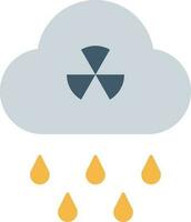 Acid Rain icon vector image.