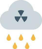 Acid Rain icon vector image.