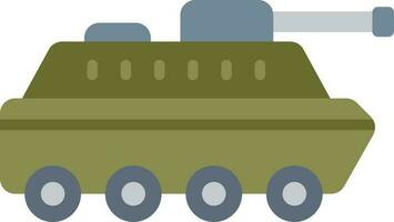 Tank icon vector image.