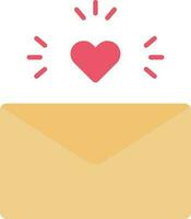 Love Letter icon vector image.