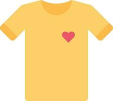 T Shirt icon vector image.