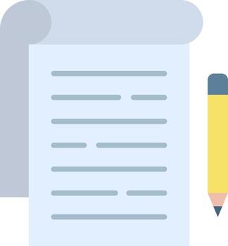 notas icono vector imagen.