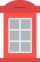 Booth icon vector image.