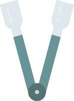 Tongs icon vector image.
