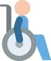 Disabled icon vector image.